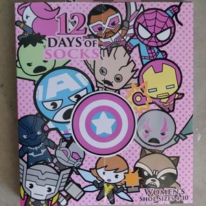 Marvel 12 days of socks Advent calendar